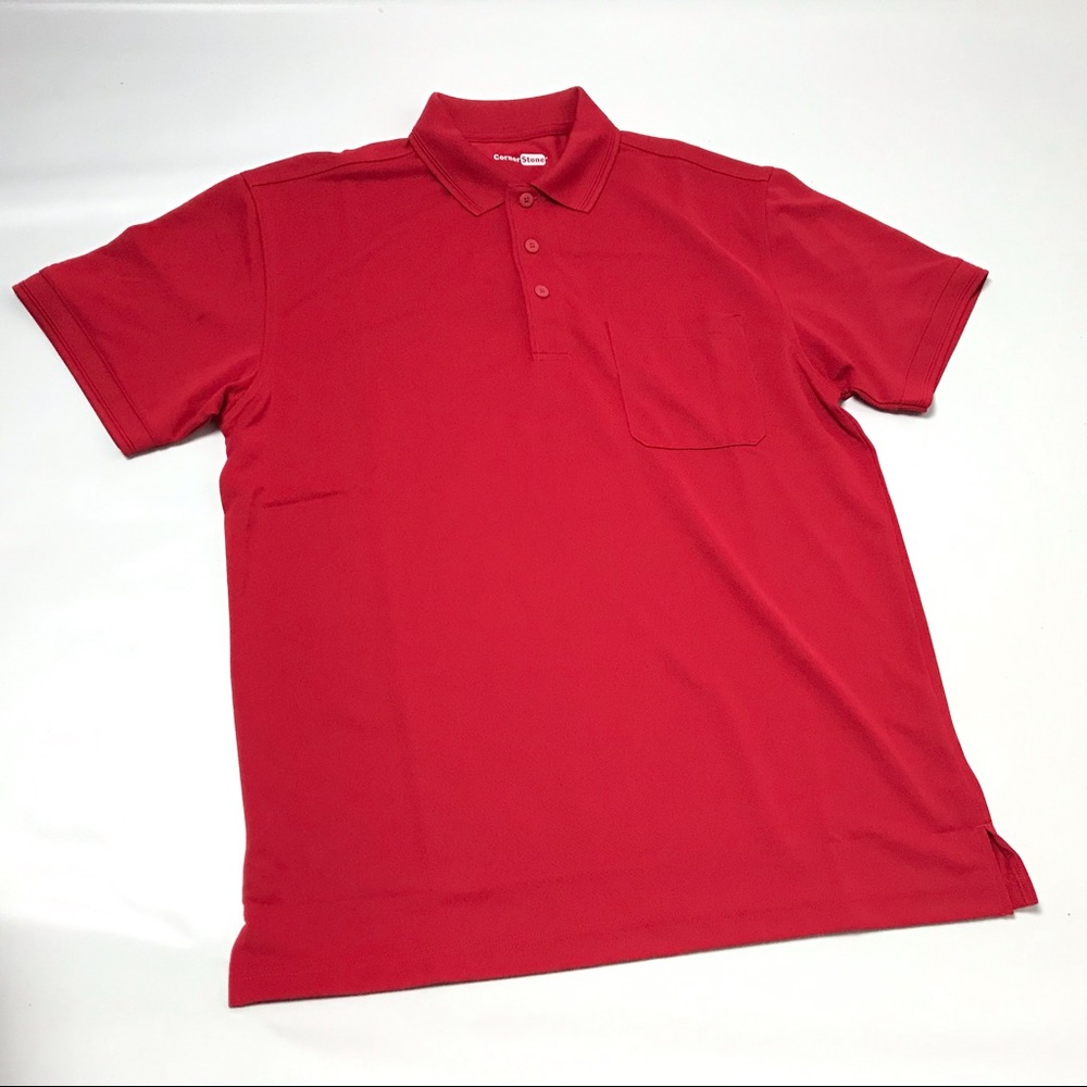 Cornerstone Men's Performance Pique Polo Shirt M